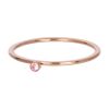 iXXXi Jewelry Vulring Pink 1 Stone Rosé 1mm
