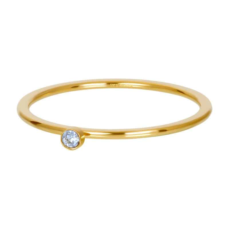 iXXXi Jewelry Vulring Light Sapphire 1 Stone 1mm