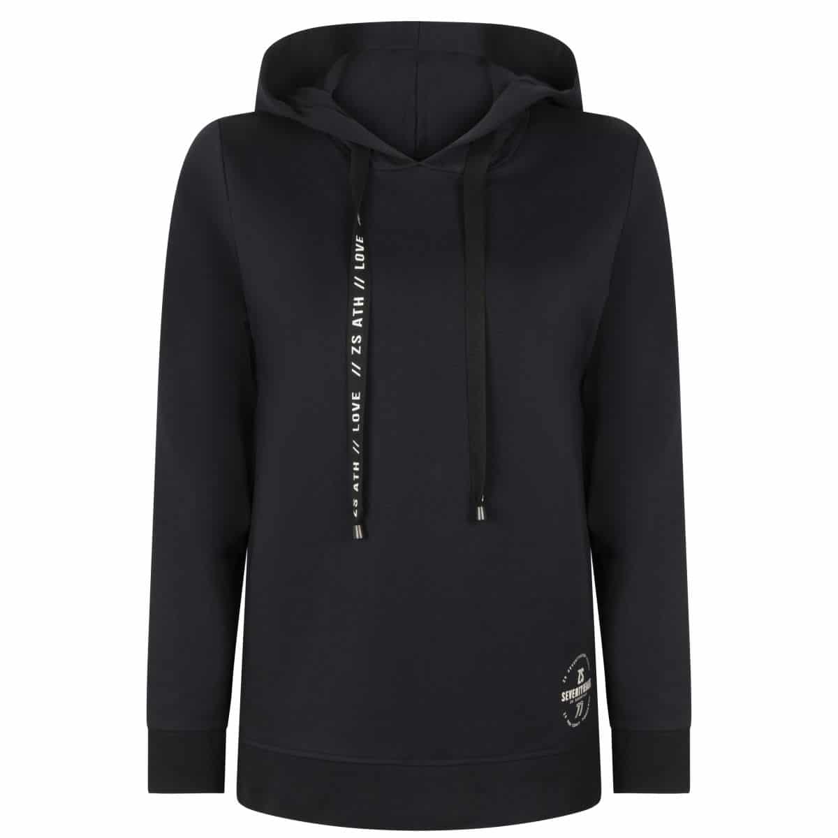 Zoso 216 Emily Sporty Hooded Sweater Navy/Off White