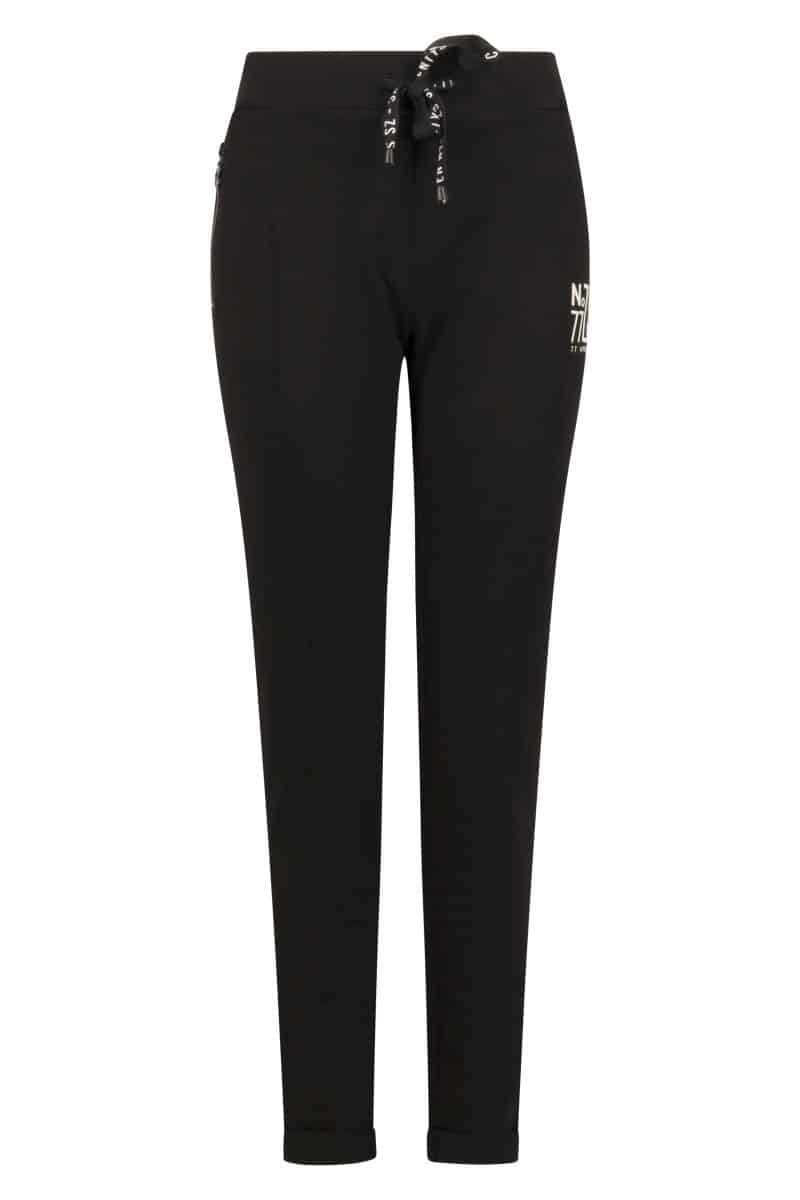Zoso 221 Mila Sporty Trousers With Details Black