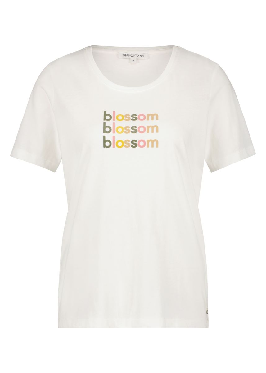 Tramontana T-Shirt Blossom Off White