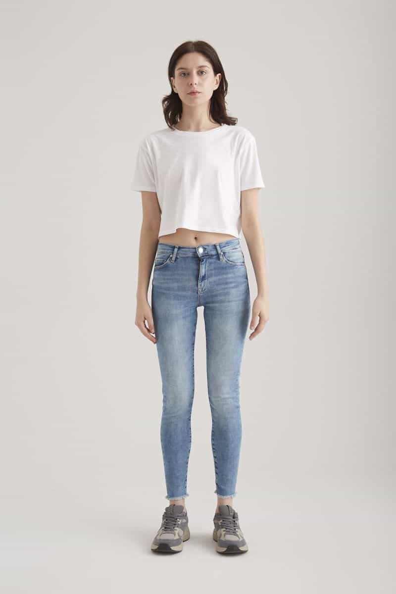 COJ Blue Fringe Skinny Jeans Lina