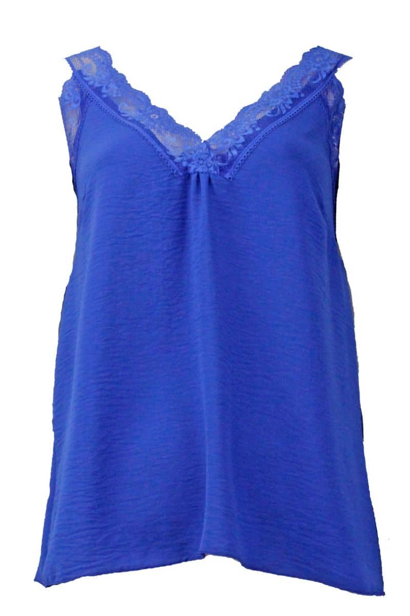 Top Lace Blauw
