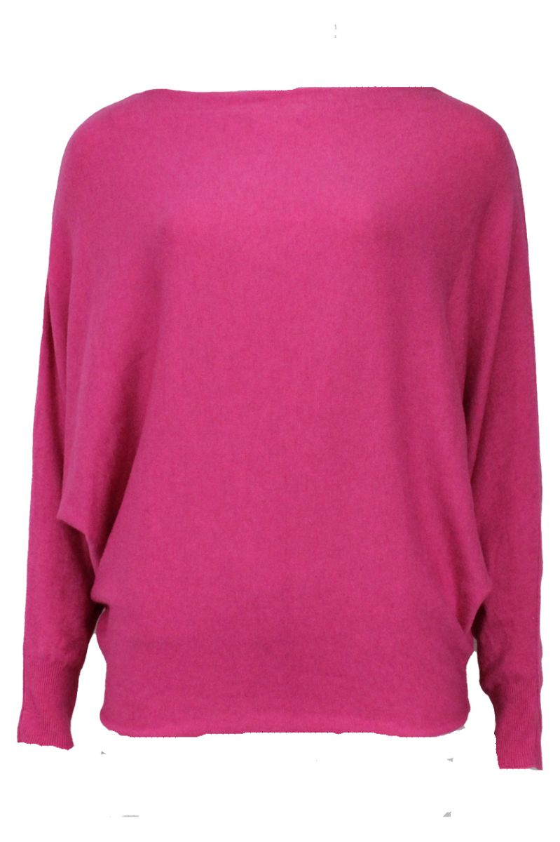 Triple Nine Vleermuis Sweater Roze