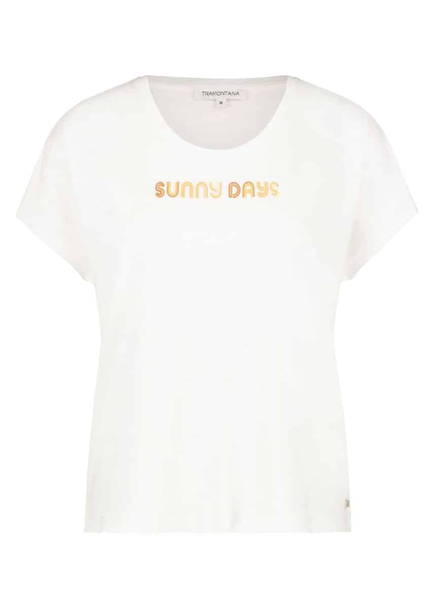Tramontana T-Shirt Sunny Days Off White