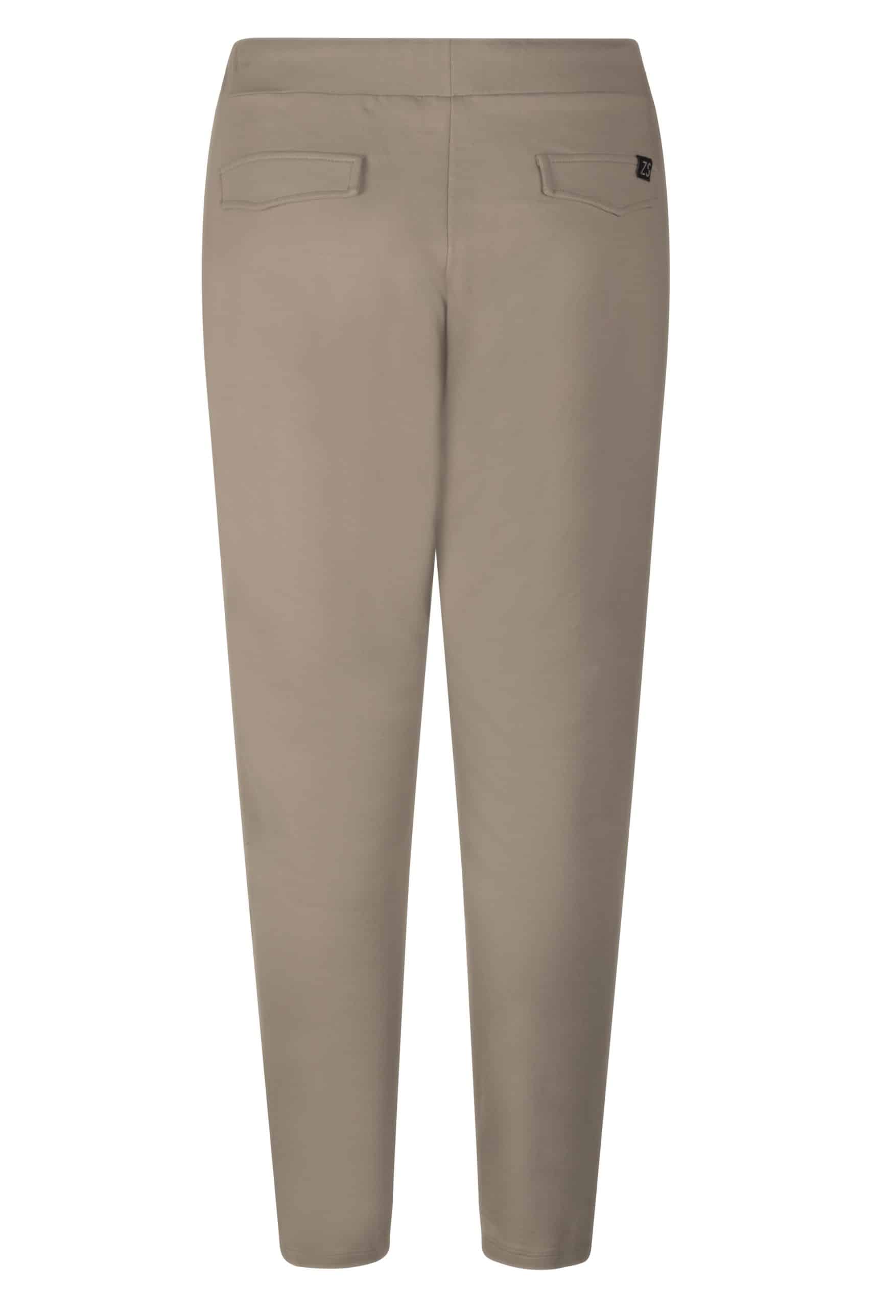 Zoso 222 Hope Sporty Trouser With Techzipper Sand