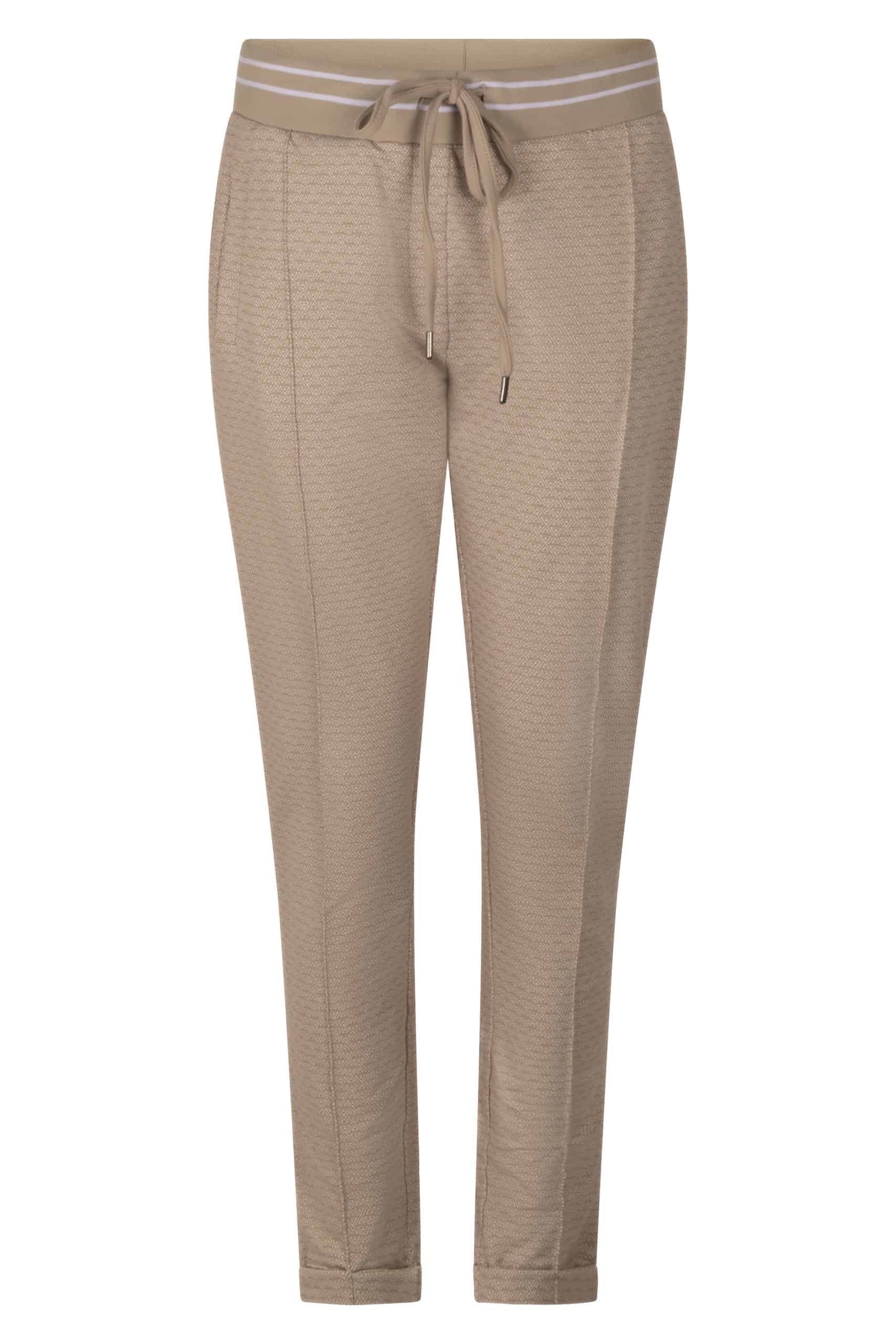 Zoso 222 Judy Allover Printed Pant Sand/White