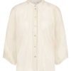 Tramontana Blouse Cotton Crinkle Butter