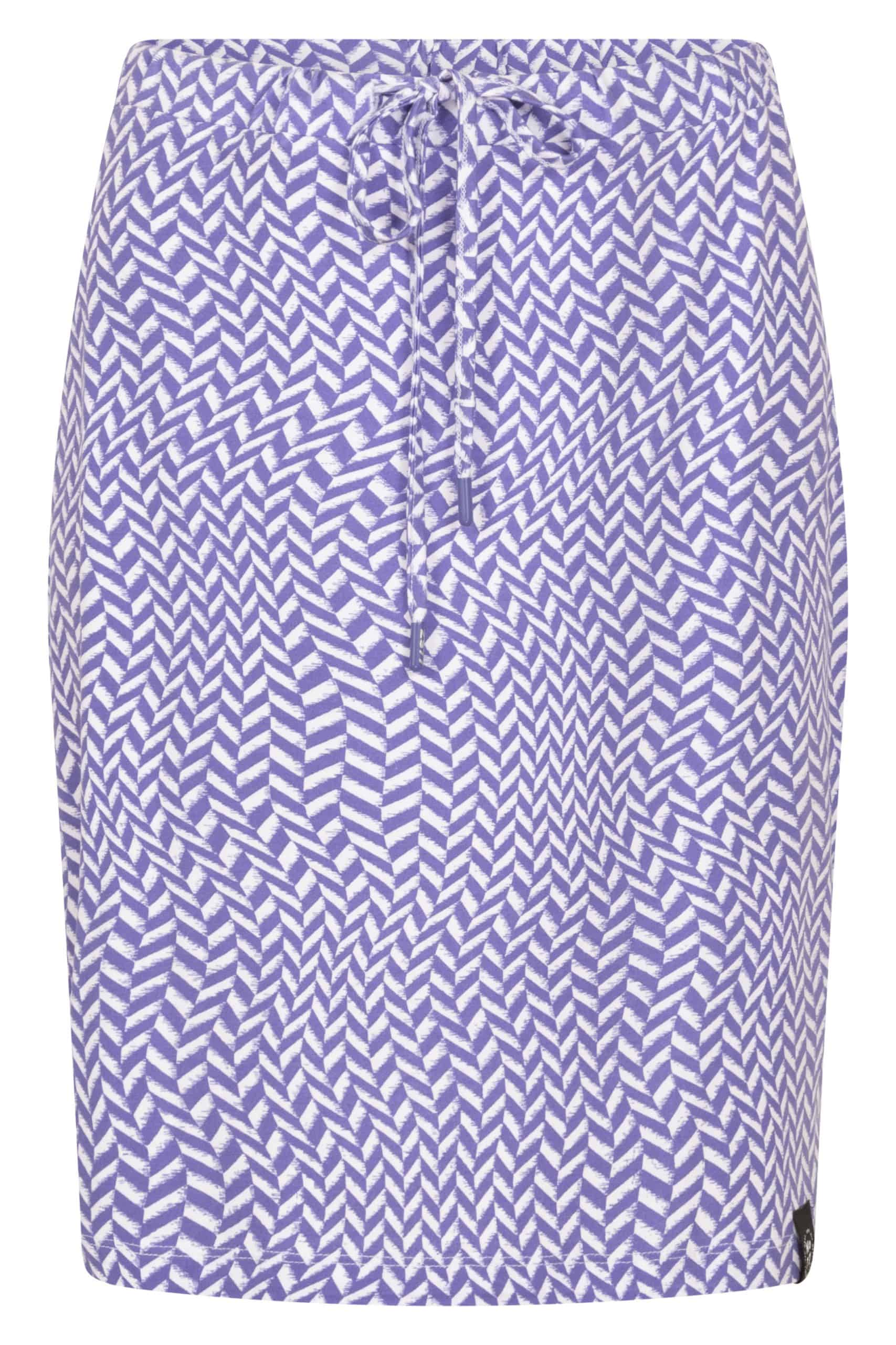 Zoso 223 Brenda Printed Skirt Purple