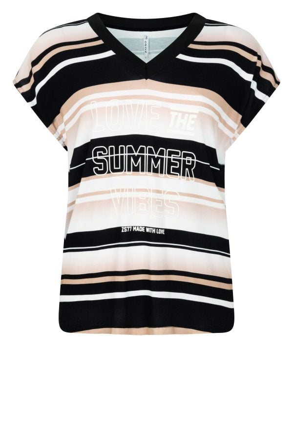 Zoso 223 River Striped T-Shirt