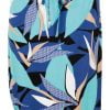 Zoso 223 Sunny Allover Printed Skirt Sea Blue
