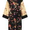 Tramontana Dress Kimono Flower Mix