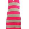 Dress Striped Lurex Pink/Gold