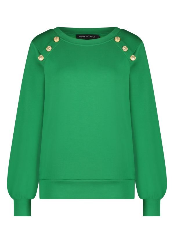 Tramontana Sweater Sailor Details Green