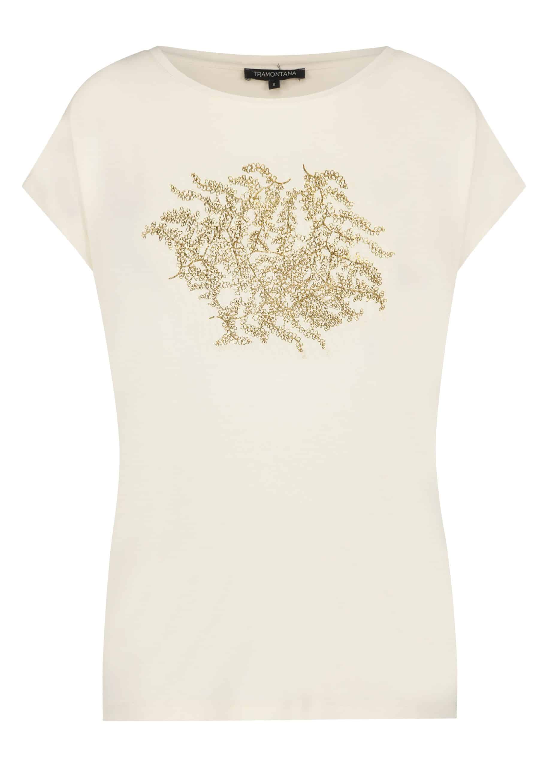 Tramontana T-Shirt Foil Artwork Cream
