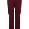 Zoso 224 Audrey Jaquard Pant Ruby Red/ Black