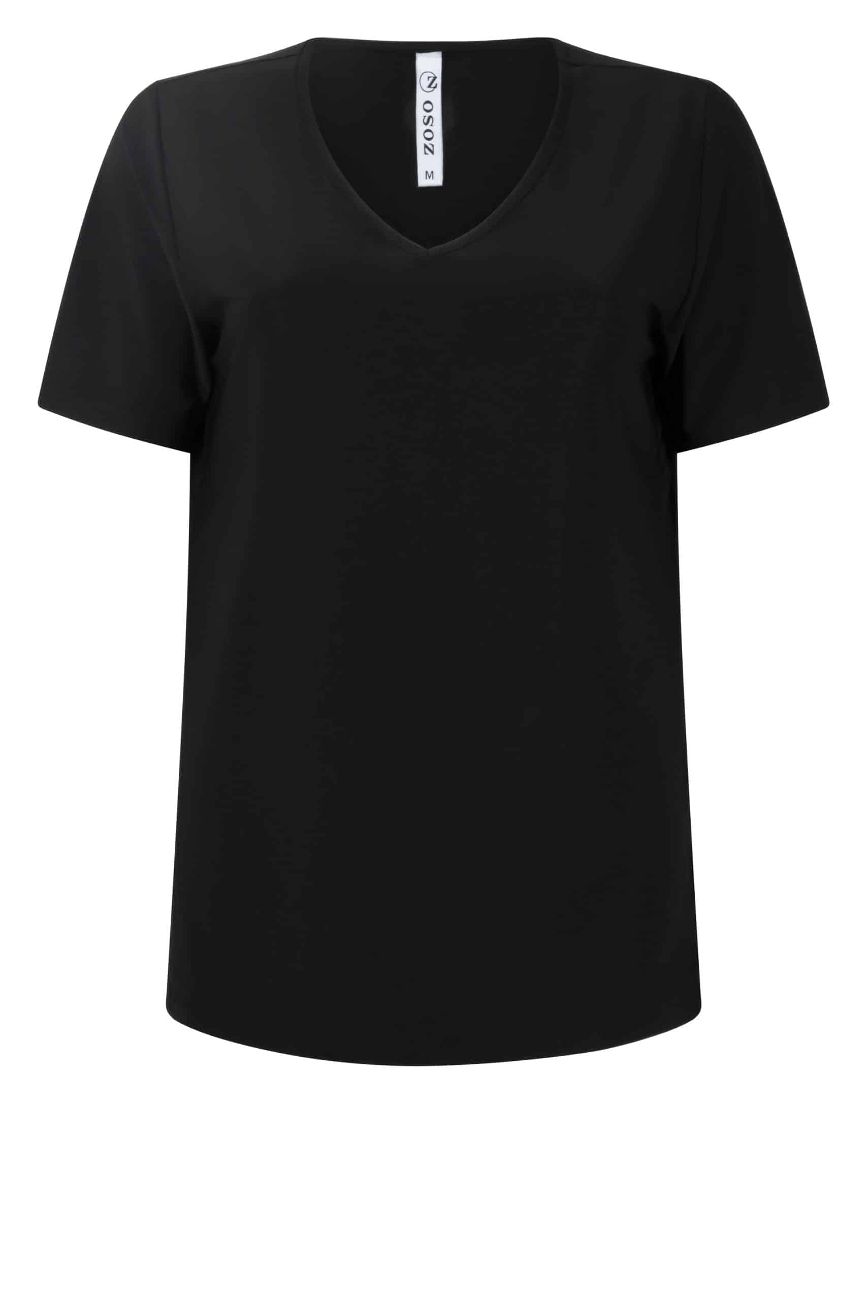 Zoso 224 Biba Splendour Basic Shirt Black