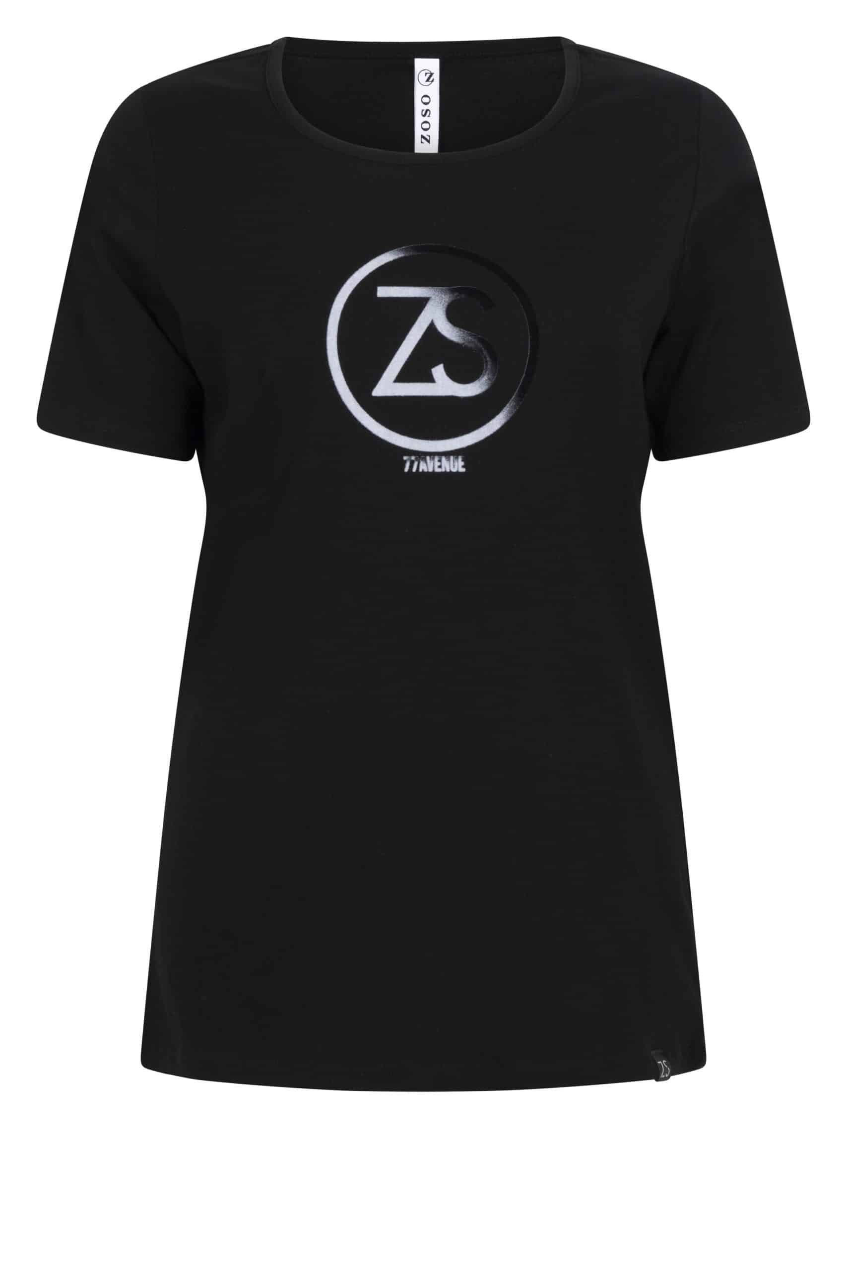 Zoso 224 Tineke T-Shirt Print Black