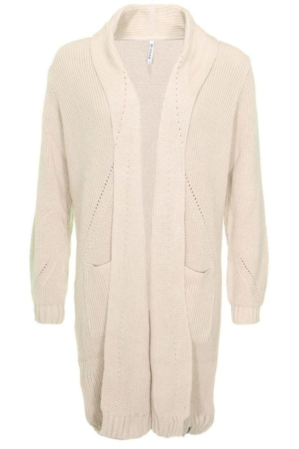 Zoso 224 Peggy Knitted Cardigan Oatmeal