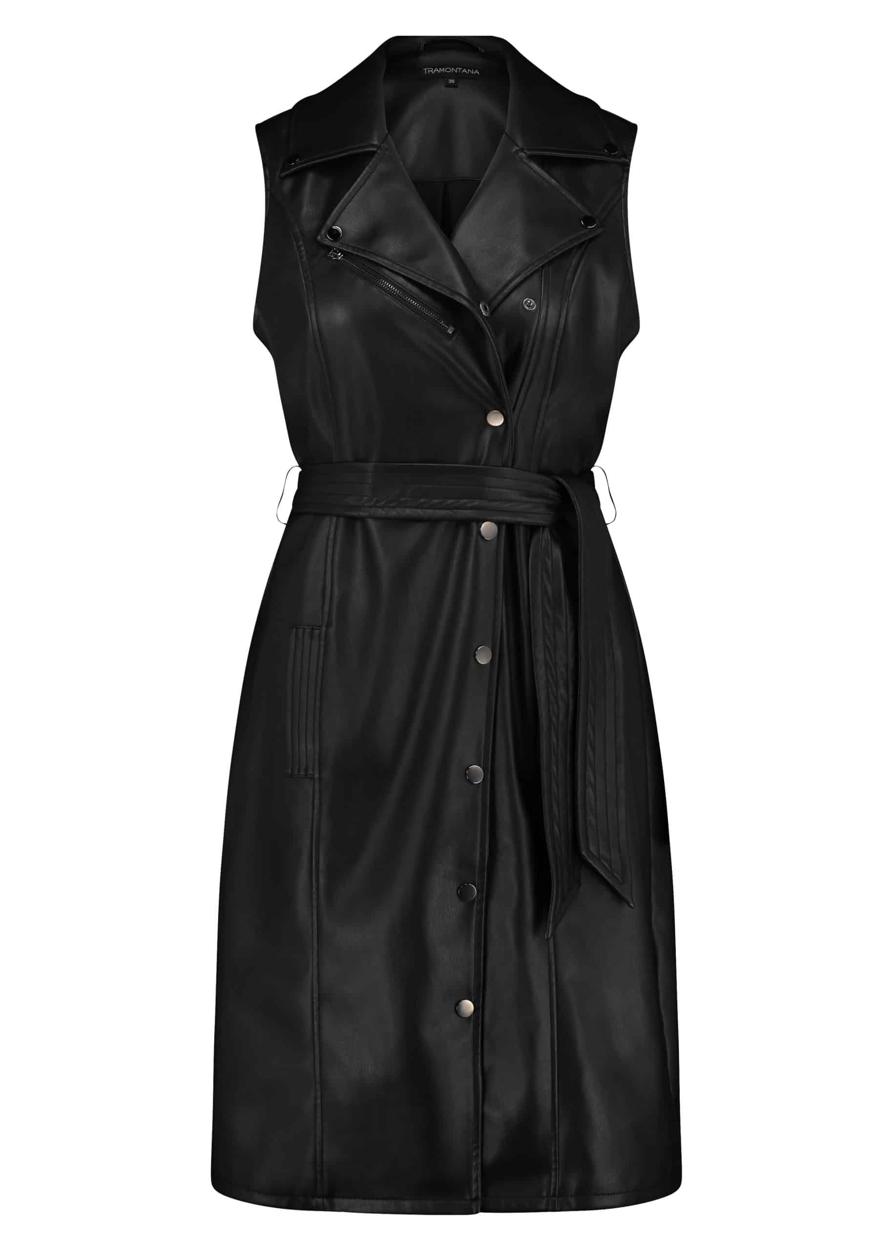 Tramontana Q11-06-501 Dress PU Sleeveless Black