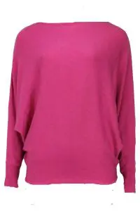 Triple Nine Vleermuis Sweater Roze Rosa