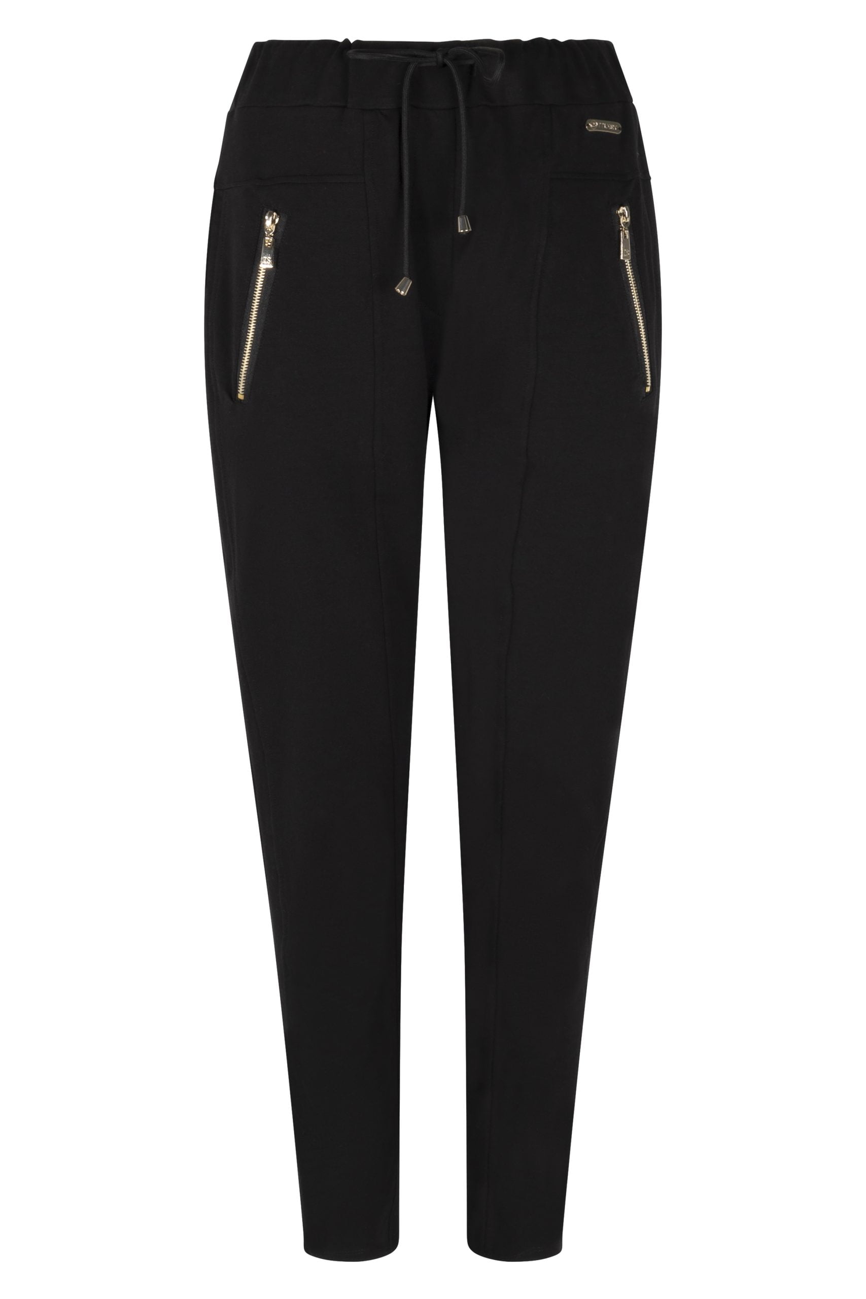 ZOSO 225 Coos Luxury Pant With Gold Zipper Black