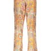Geisha Pants Multicolor Flowers 31102-81 Orange/Pink/Multi