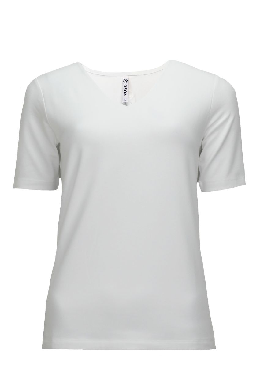 ZOSO 231 Lyan Luxury Basic Shirt Off White