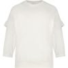 Tramontana C12-07-601 Sweater Broderie Ruffles Off-White