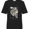 Tramontana V01-08-401 T-Shirt Leaf Black