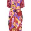 Geisha 37465-20 Dress Burgundy/Purple Combi