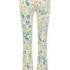 Tramontana Q01-08-101 Trousers Travel Summer Florals Print Whites