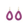 Evi Statement Earrings Pink
