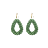 Evi Statement Earrings Green