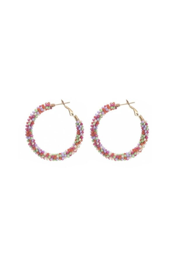 Gina Miyuki Beads Earring Multicolor