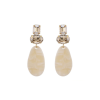 Tess Statement Earrings Taupe