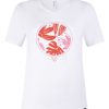 Zoso 232 Rosie T-Shirt With Artwork White/ Bright Pink