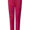 Zoso 232 Vicky Printed Travel Pant Fiery Red/ Multicolor