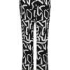 Zoso 232 Irma Printed Fantasy Fabric Pant Black/White