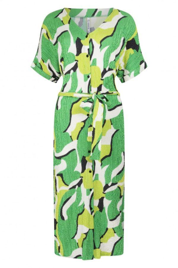 Zoso 232 Roxy Fantasy Fabric Dress Green/Multi