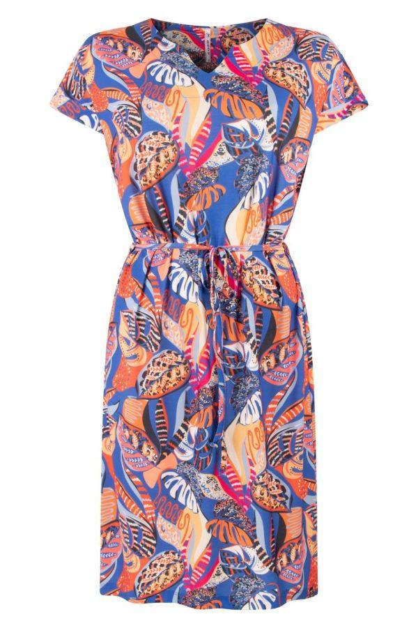 Zoso 233 Kim Splendour Printed Dress Ocean Blue/Multi