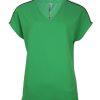 Zoso 232 Bless Crepe Top With Details Green
