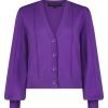 Tramontana Q01-10-701 Cardigan V-Neck Purple