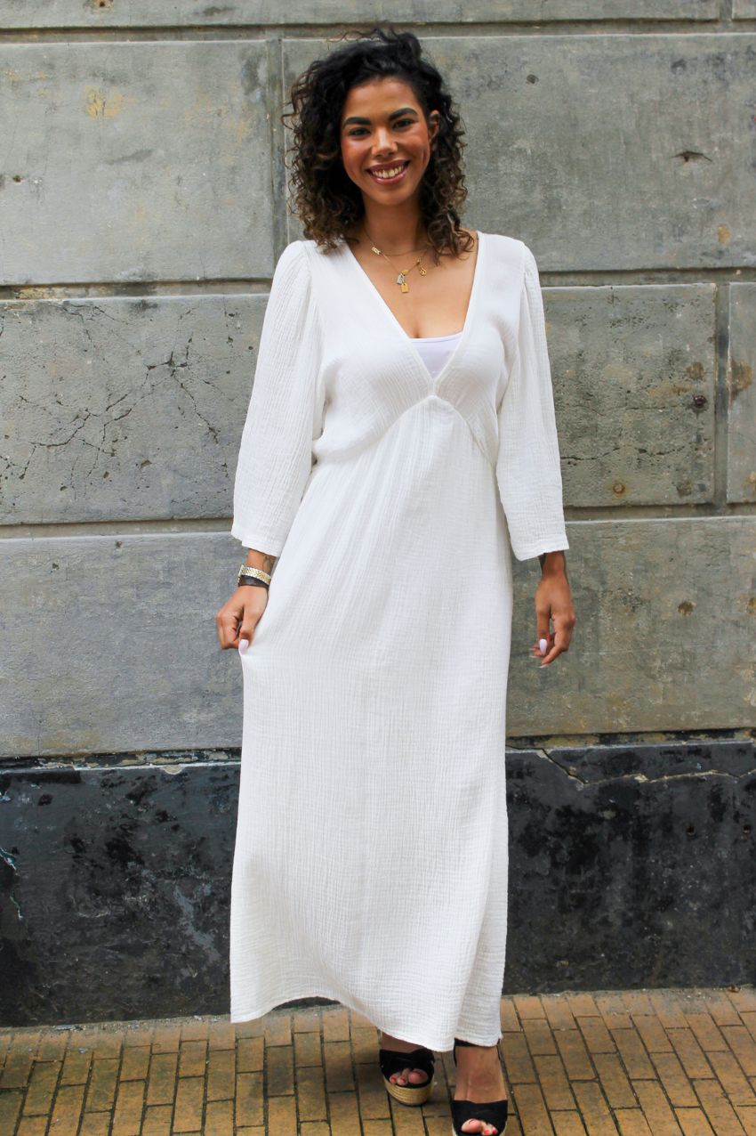 Ambika Long Dress White