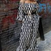 Vaiana Zebra Printed Maxi Dress