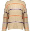Geisha 34590-14 Pullover Color Stripe Sand/Orange/Purple