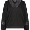 Tramontana C06-09-601 Sweater Lace Details Black