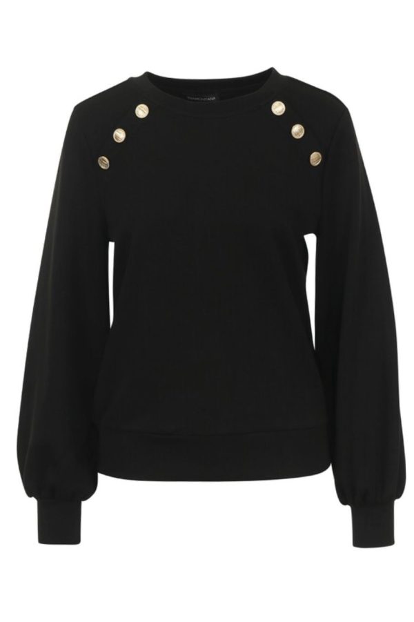 Tramontana C20-09-601 Sweater Sailor Details Black