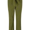 ZOSO 234 Jessica Printed Travel Pants Navy/ Lime