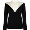 ZOSO 235 Roos Luxury Knitted Sweater Black/Off-White